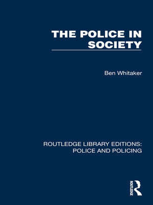 cover image of The Police in Society